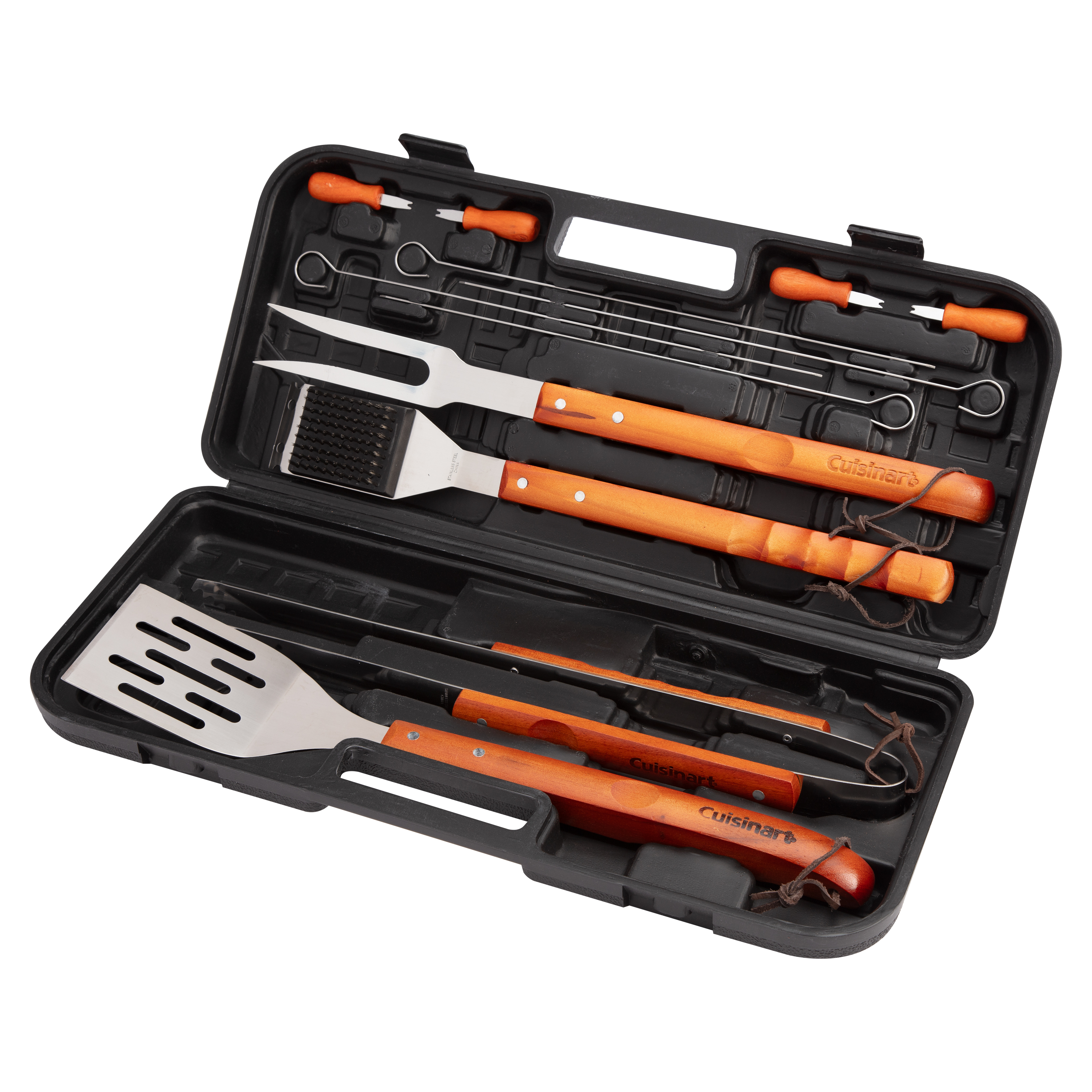 Wooden Handle Tool Set (13-Piece) | Cuisinart Grilling Tools and Sets